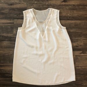 Helmut Lang silk sleeveless blouse